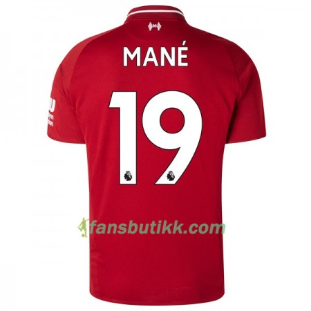 Fotballdrakt Liverpool Mane 19 Hjemmetrøye 2018-2019 Kortermet